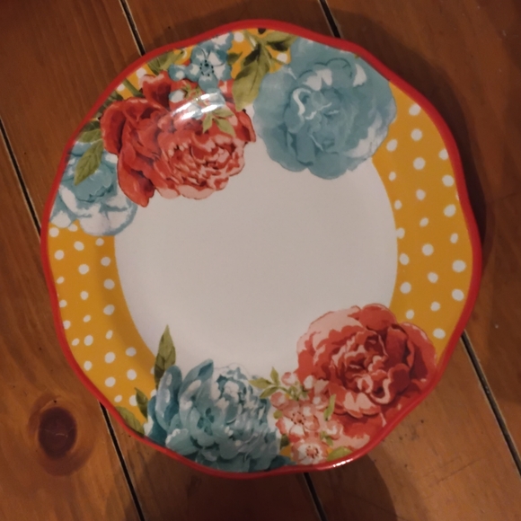 The Pioneer Woman Stoneware Dinner Plate - Blossom Jubilee/Yellow - Picture 6 of 6